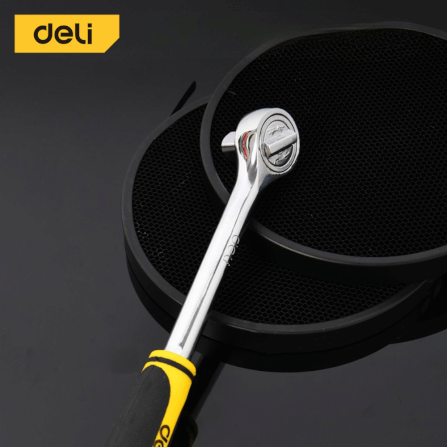 ประเเจ DELI EDL4180-YL-01 1/2นิ้ว สีเหลือง-ดำ_2